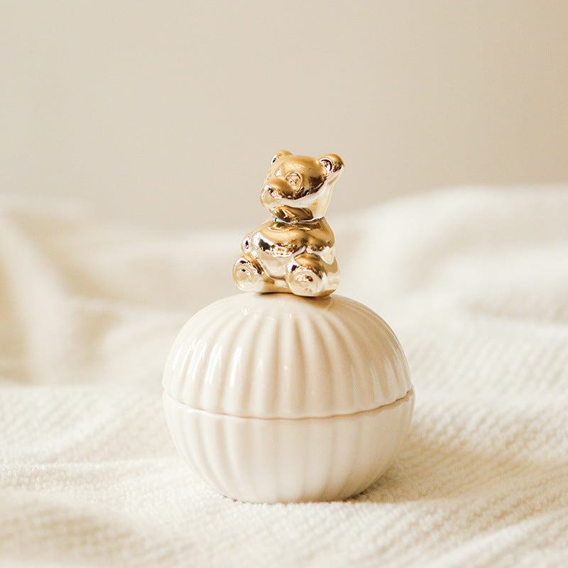 Lustrous Animal Jewelry Storage Jar - Starhauz.com