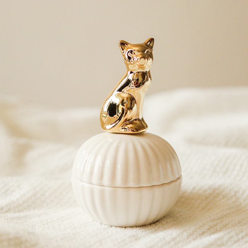 Lustrous Animal Jewelry Storage Jar - Starhauz.com