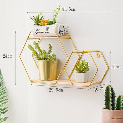 Elegant Geometry Wall Shelf - Starhauz.com