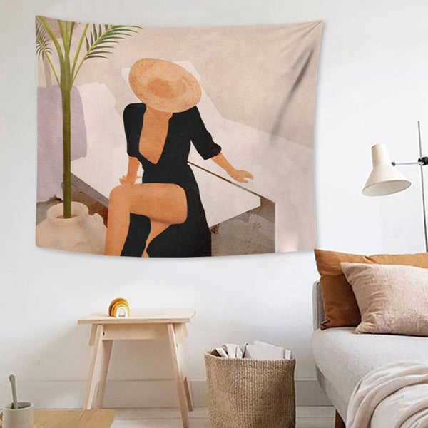 Abstract Bohemian Graphic Tapestry - Starhauz.com