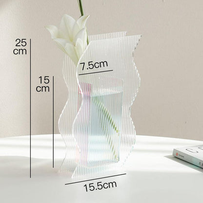 Mystery Shadow Flower Acrylic Vase - Starhauz.com