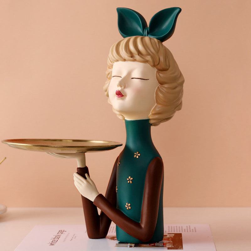 Creative Tray Girl Cute Ornaments - Starhauz.com