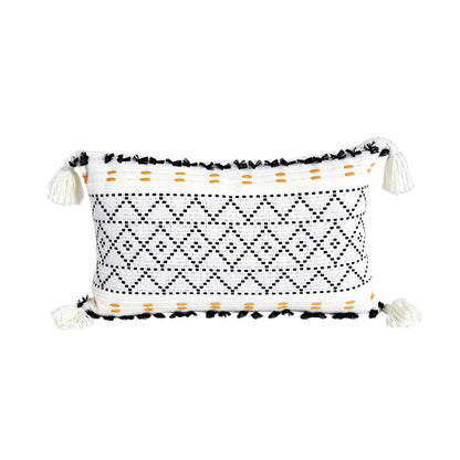 Bohemian Geometry Tassel Pillow - Starhauz.com