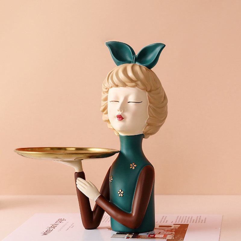 Creative Tray Girl Cute Ornaments - Starhauz.com