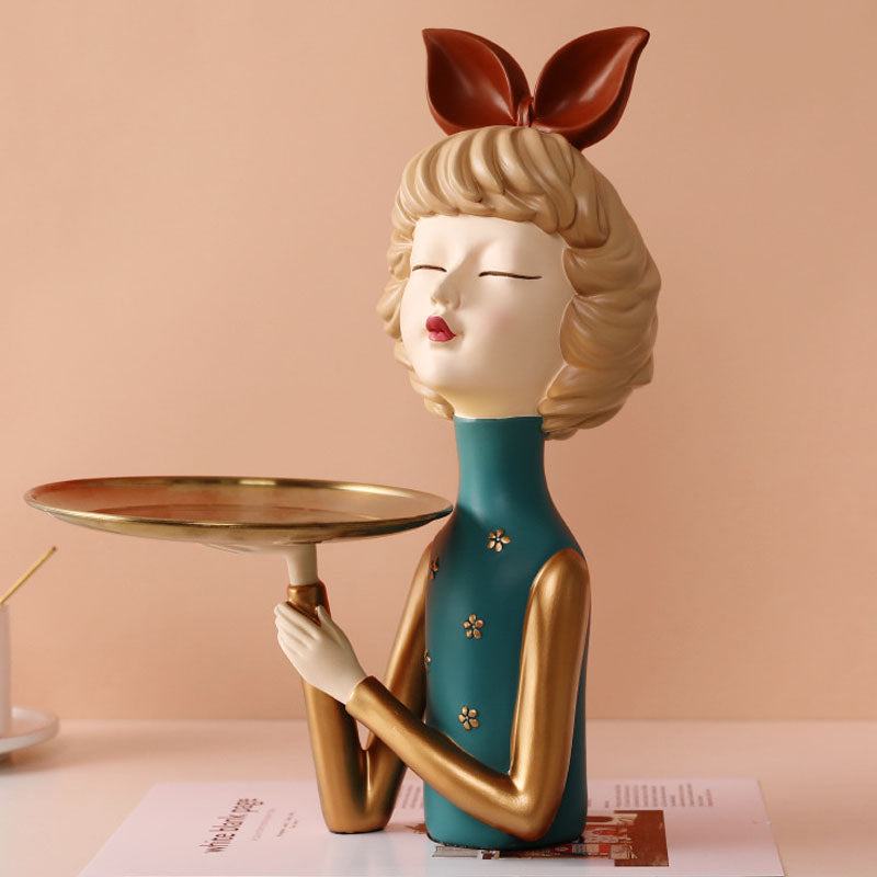 Creative Tray Girl Cute Ornaments - Starhauz.com