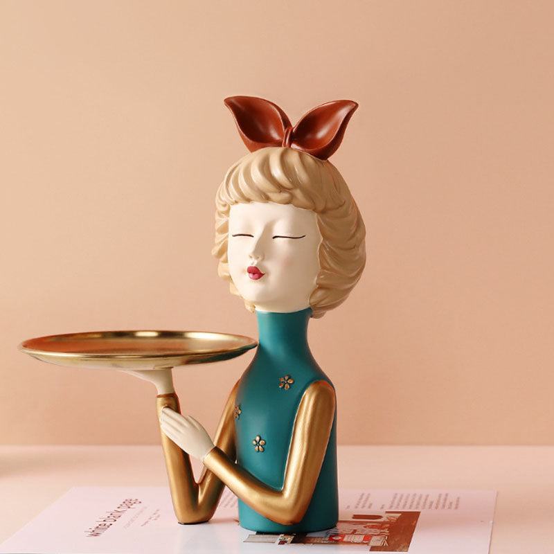 Creative Tray Girl Cute Ornaments - Starhauz.com
