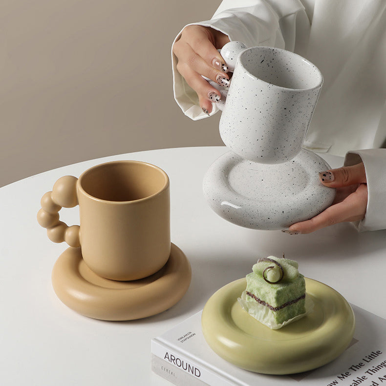 Nordic Minimalist Ceramic Plump Mug