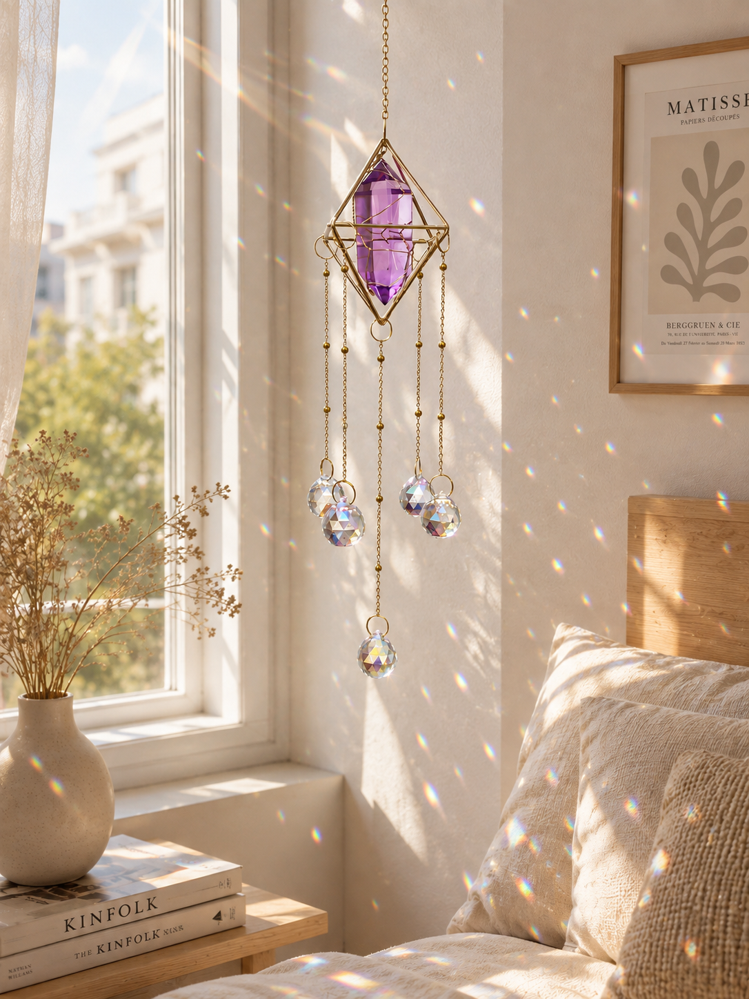 Large Dreamy Crystal Suncatcher