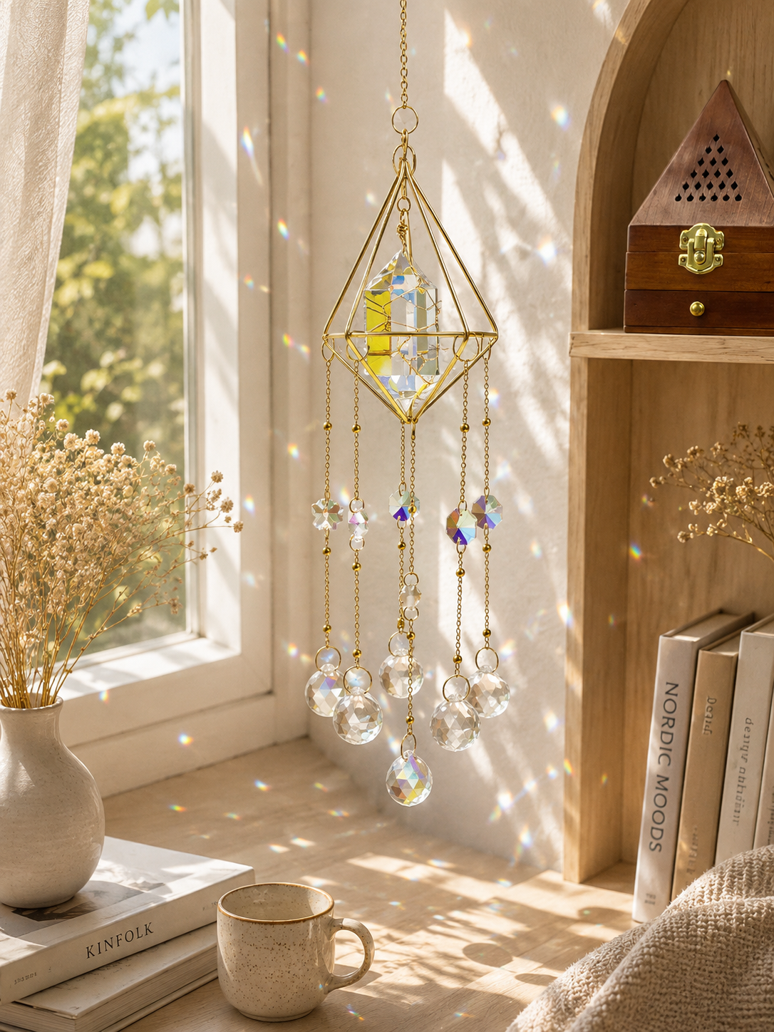 Large Dreamy Crystal Suncatcher