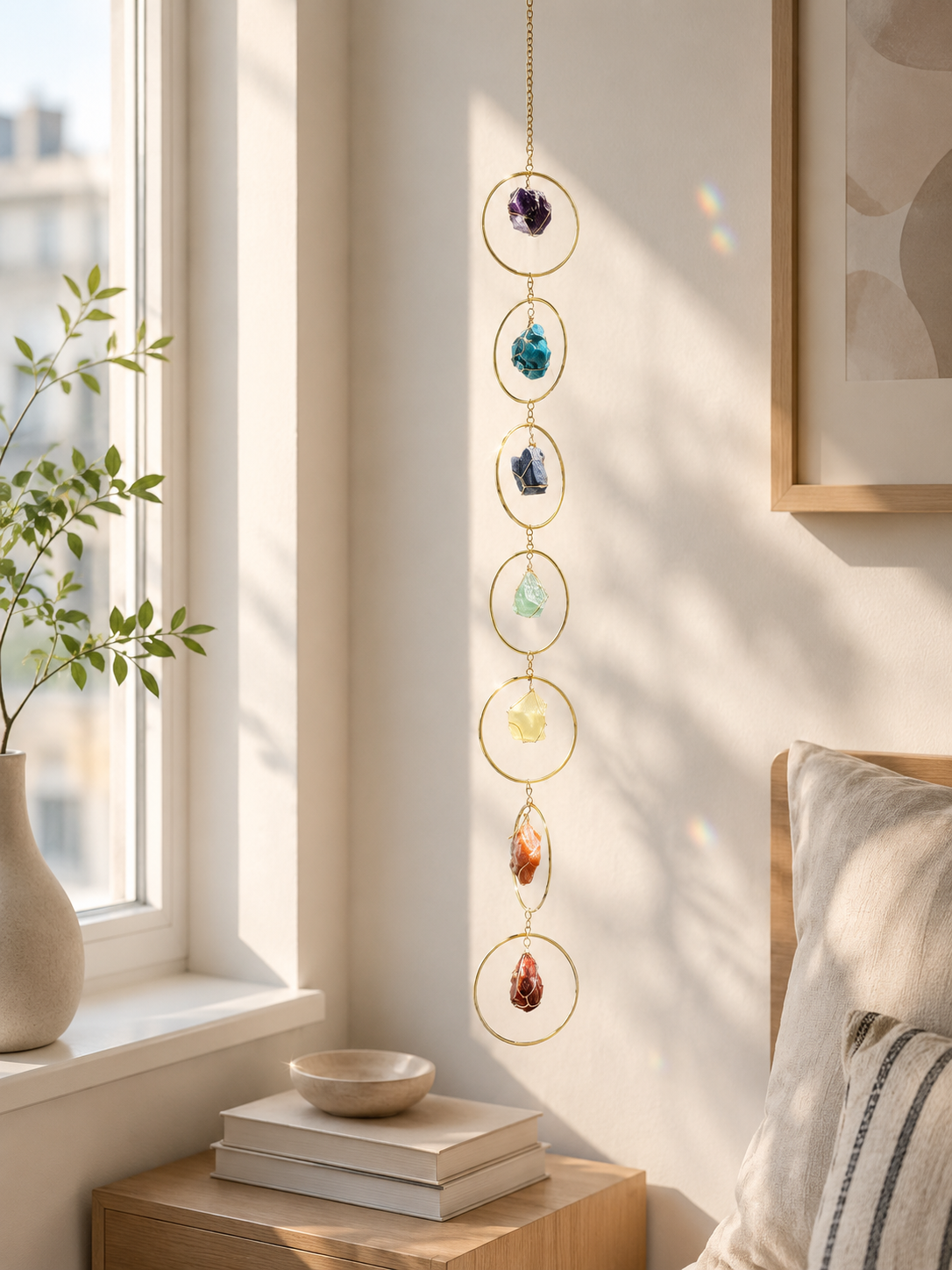 7 Color Stone Suncatcher