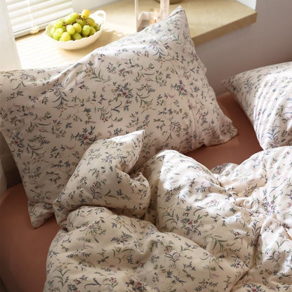 Florence's Floral Print Bedding Set - 