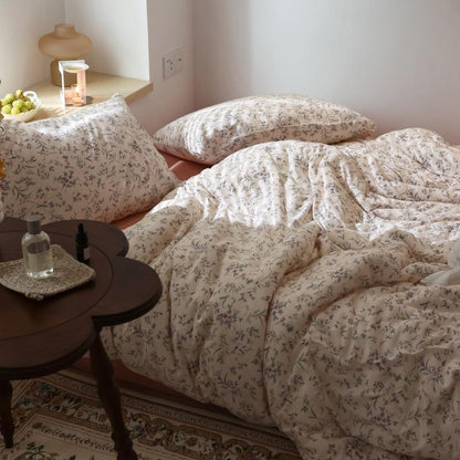 Florence's Floral Print Bedding Set - 