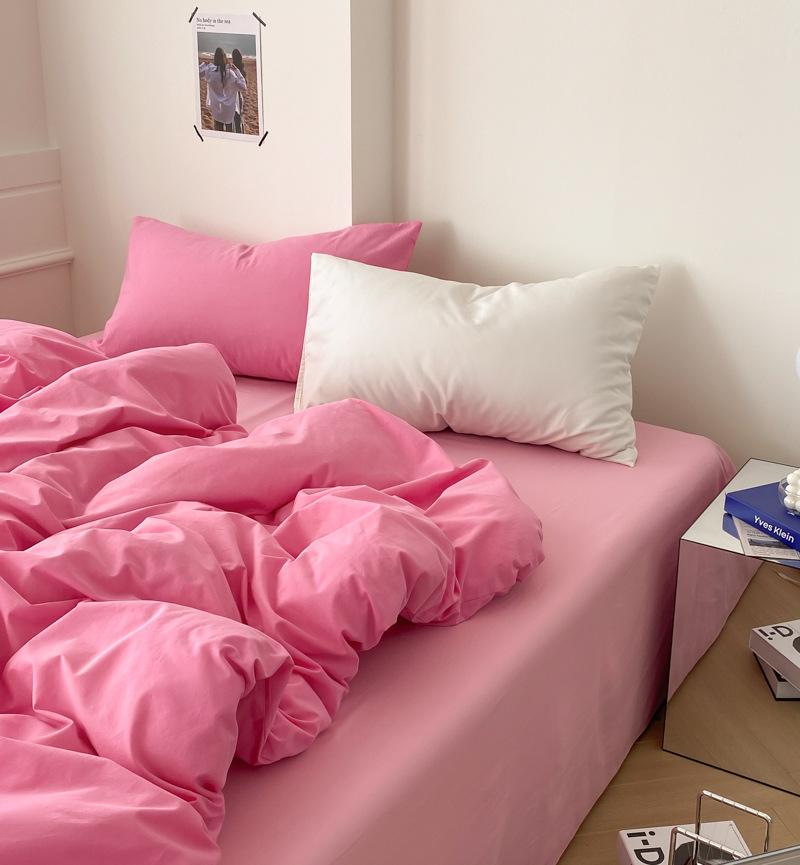 Aesthetic Pink Series Bedding Set