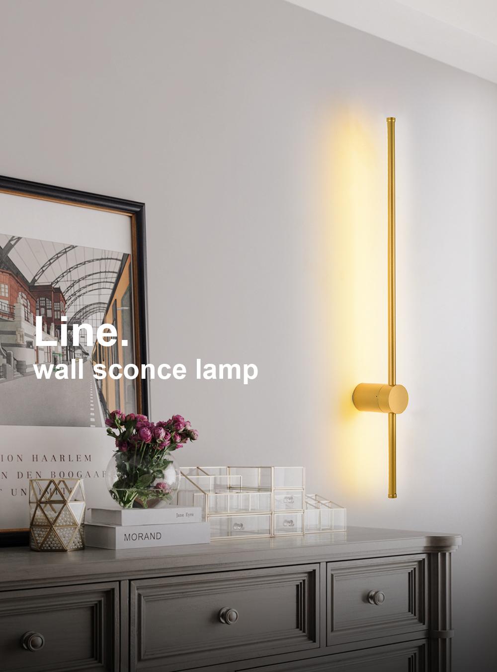 Nordic Sleek Linear Wall Lights - Lighting