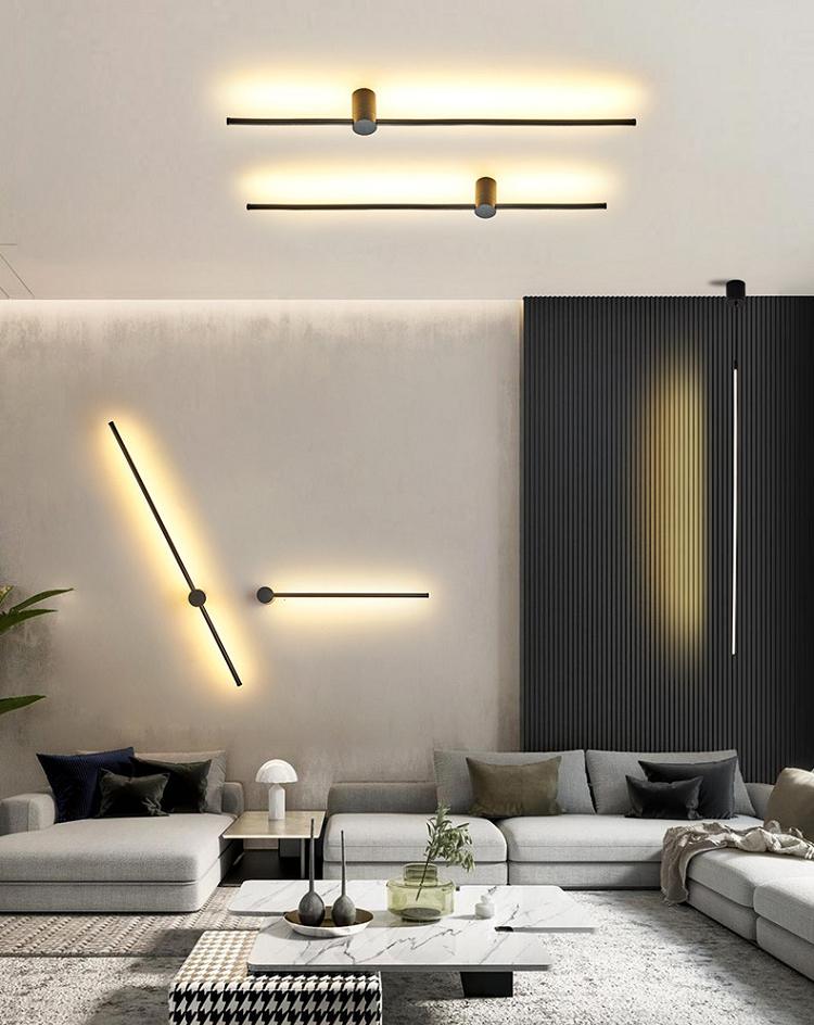 Nordic Sleek Linear Wall Lights - Lighting