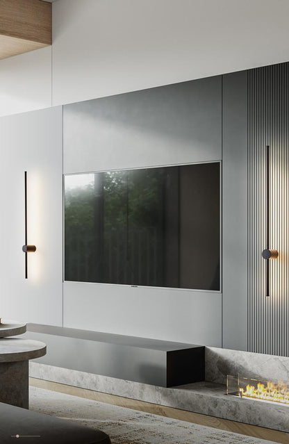 Nordic Sleek Linear Wall Lights - Lighting