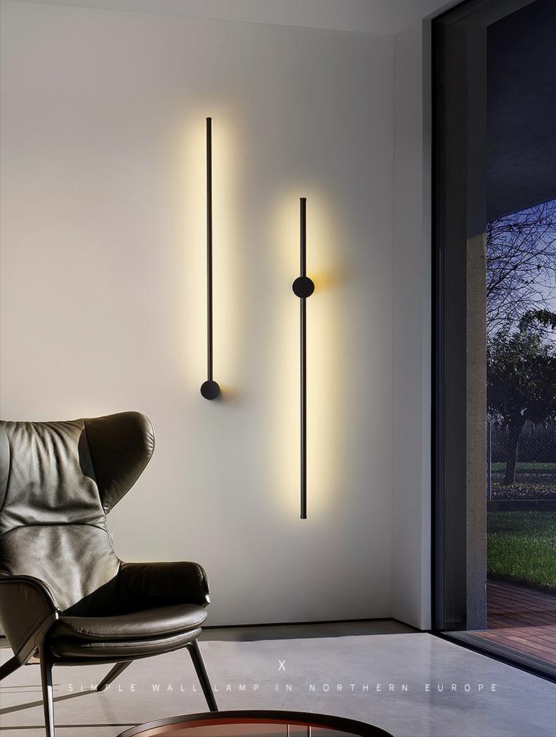 Nordic Sleek Linear Wall Lights - Lighting