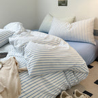 Scandinavian Retro Stripes Bedding Set - Bedding