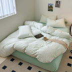 Scandinavian Retro Stripes Bedding Set - Bedding