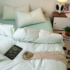 Scandinavian Retro Stripes Bedding Set - Bedding