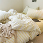Scandinavian Retro Stripes Bedding Set - Bedding