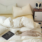 Scandinavian Retro Stripes Bedding Set - Bedding