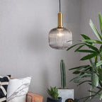 Nordic Fluted Glass Pendant Lights - Lighting