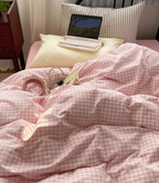 Blushed Dream Mixed Pattern Bedding Set - Bedding