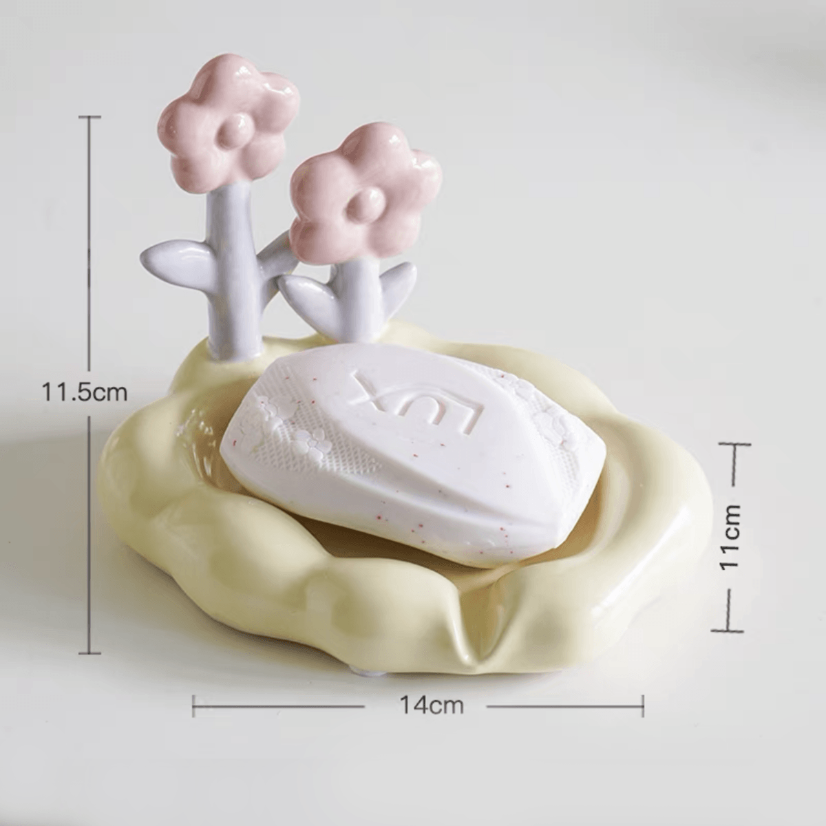 Spring Floral Soap Dish Bathroom Decor - Vanity
