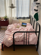 Blushed Dream Mixed Pattern Bedding Set - Bedding