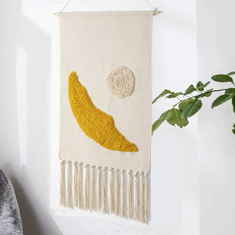 Macramé Geometric Tassel Tapestry - Starhauz.com