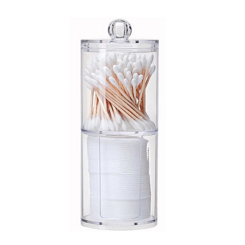 Transparent Cotton Bud Jar - Starhauz.com