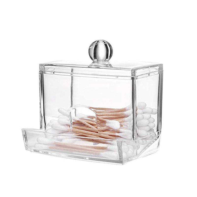 Transparent Cotton Bud Jar - Starhauz.com
