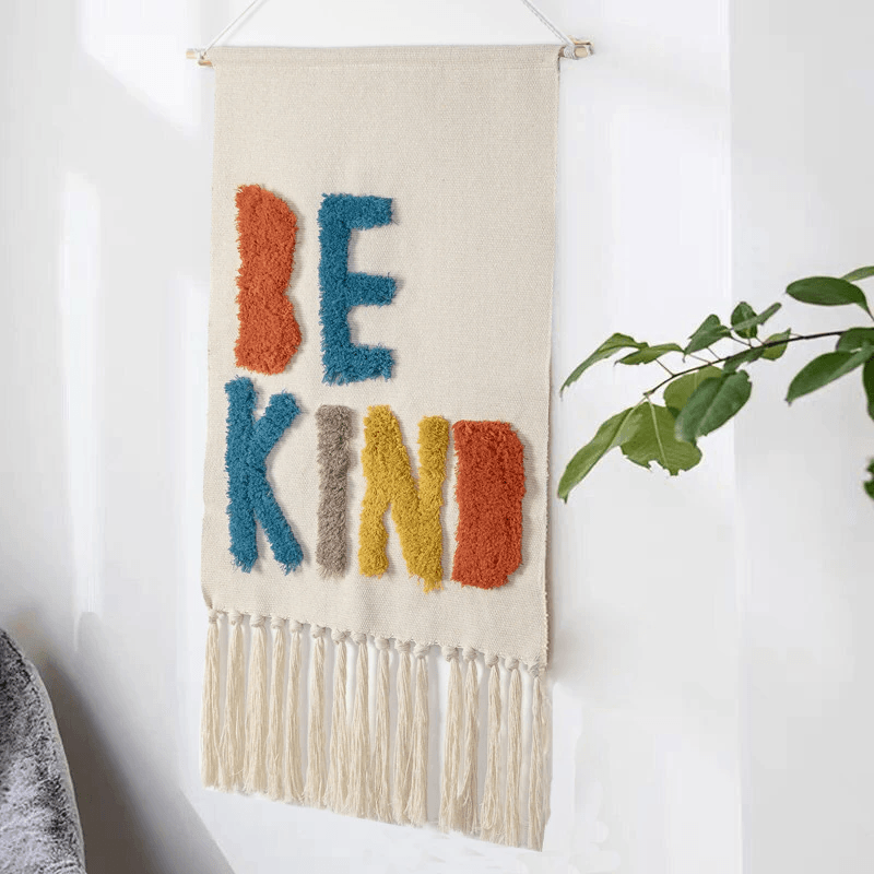 Macramé Geometric Tassel Tapestry - Starhauz.com