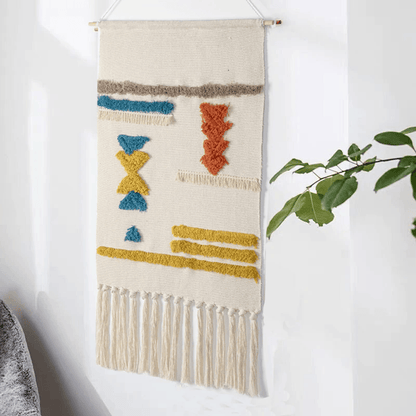 Macramé Geometric Tassel Tapestry - Starhauz.com