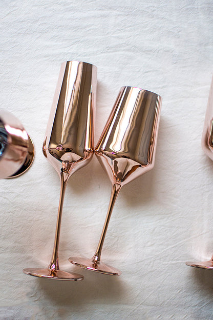 Rose Gold Goblet - Kitchen