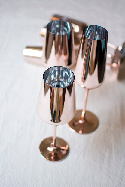 Rose Gold Goblet - Kitchen