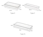 Transparent Drawer Sorting Compartment - Desk