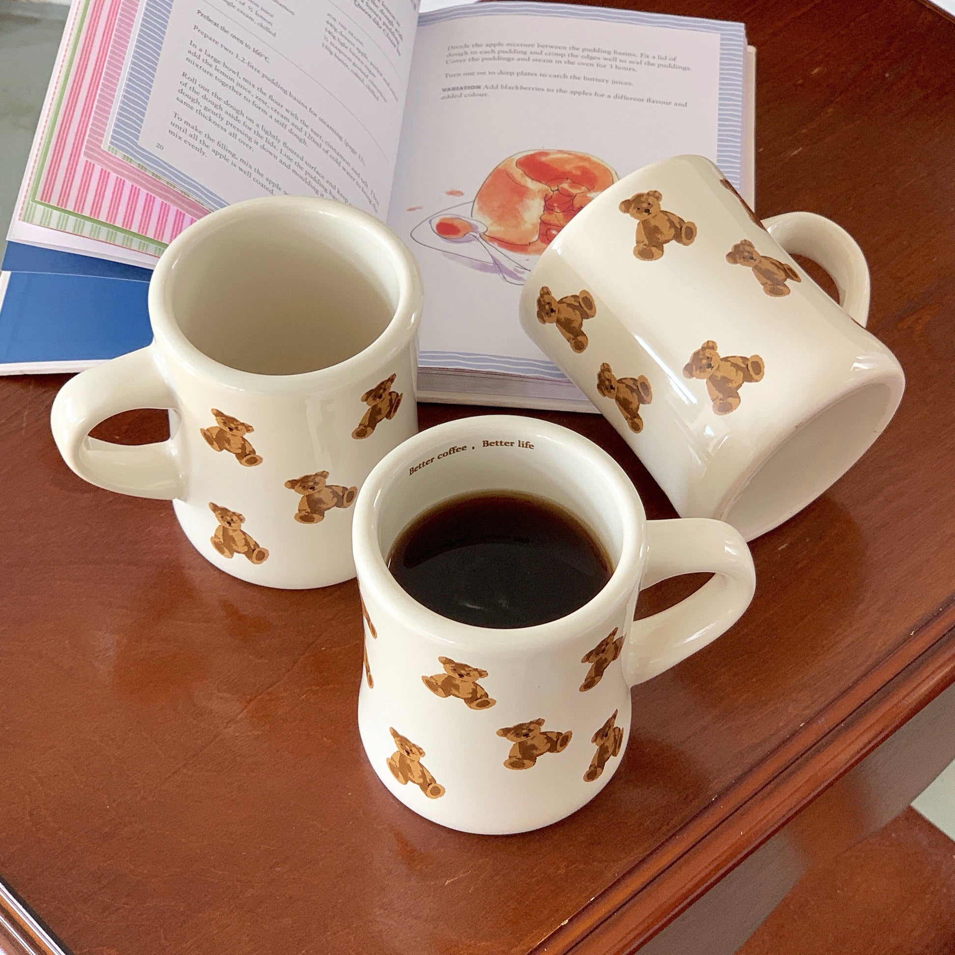 Teddy Bear Cozy Coffee Mug - Kitchen