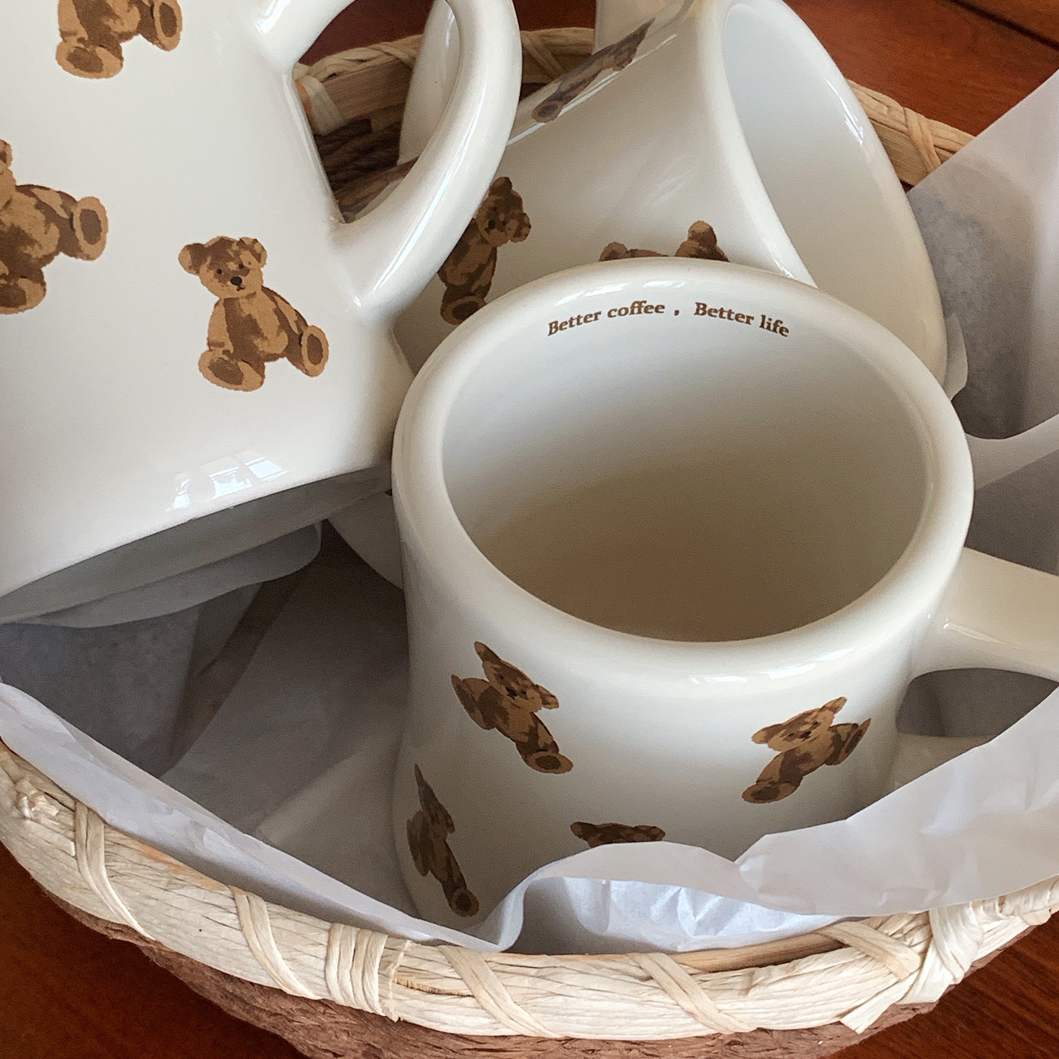 Teddy Bear Cozy Coffee Mug - Kitchen