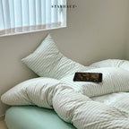 Scandinavian Retro Stripes Bedding Set - Bedding