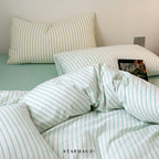 Scandinavian Retro Stripes Bedding Set - Bedding