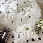 Dreamy Ribbon Ruffle Bedding Set - Bedding