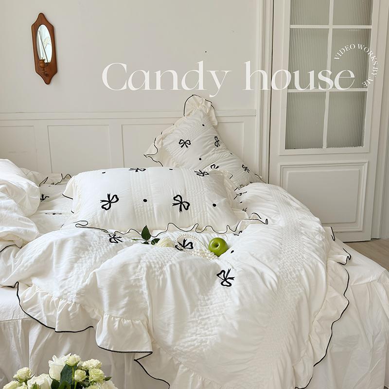 Dreamy Ribbon Ruffle Bedding Set - Bedding