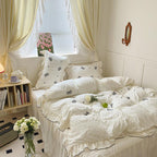Dreamy Ribbon Ruffle Bedding Set - Bedding