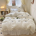 Dreamy Ribbon Ruffle Bedding Set - Bedding