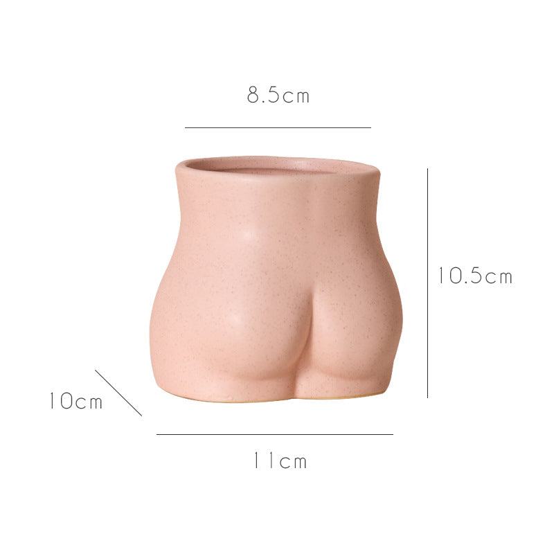 Feminine Body Chest Butt Ceramic Vase - Starhauz.com