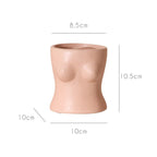 Feminine Body Chest Butt Ceramic Vase - Starhauz.com