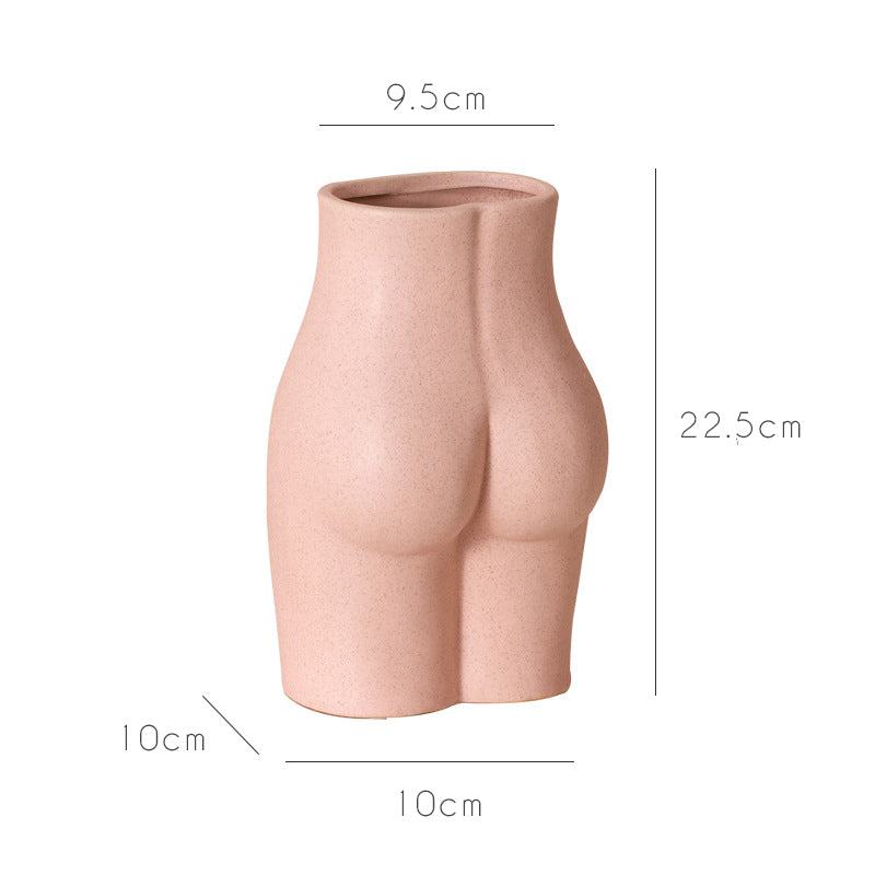 Feminine Body Chest Butt Ceramic Vase - Starhauz.com