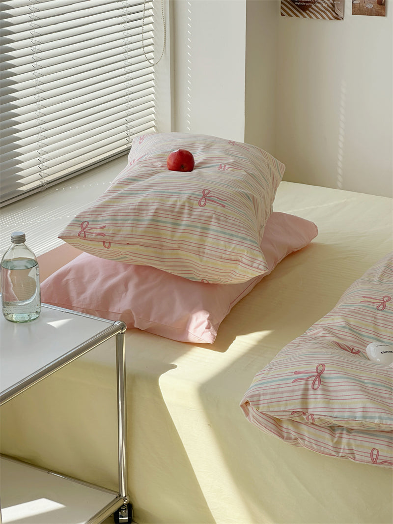 Pastel Ribbon Bliss Bedding Set - Bedding